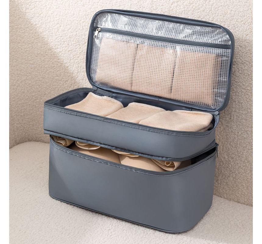 On My Mind - Reiskledingorganizer van effen stof