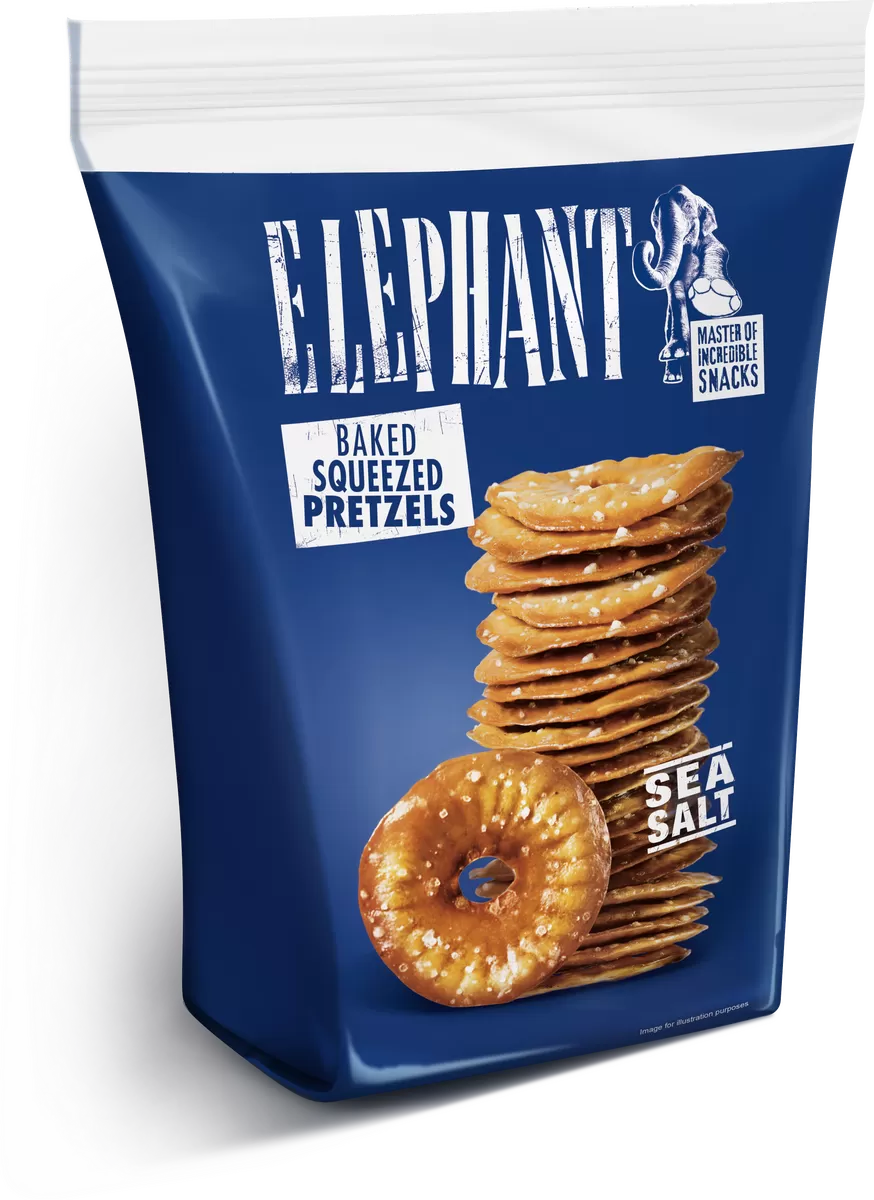 Elephant Pretzels with Seasalt - 180 g