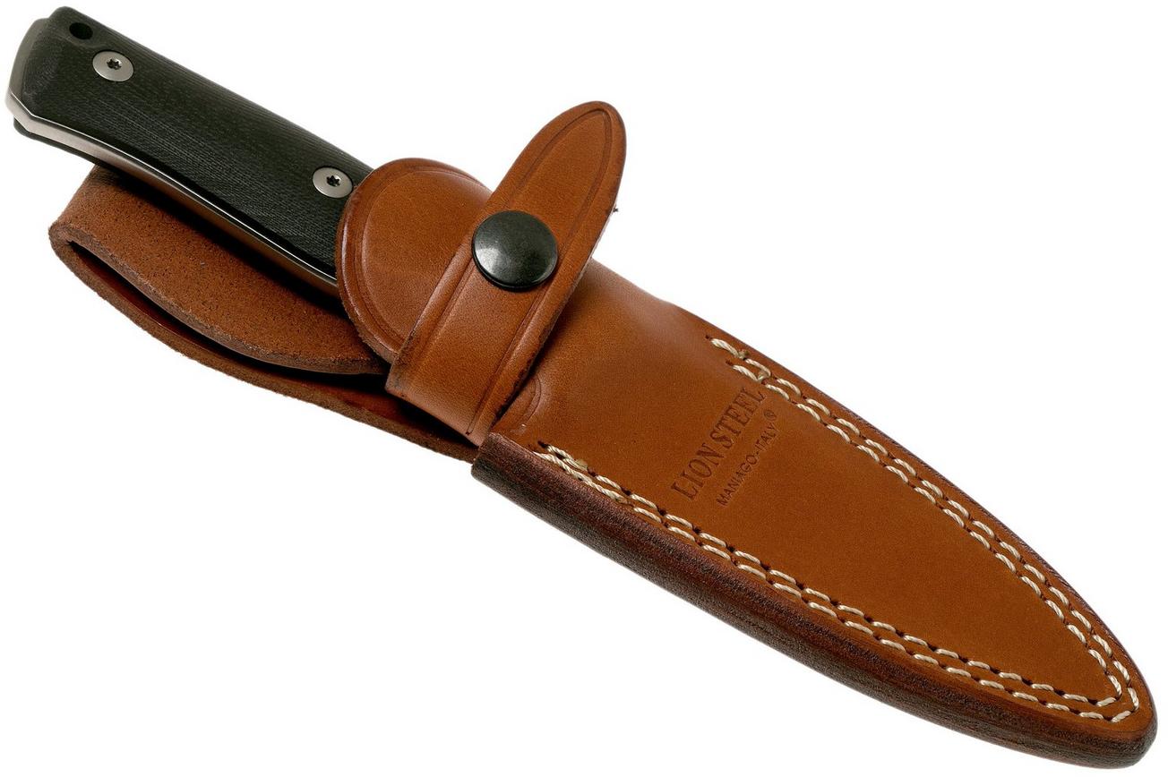 LionSteel B35 GBK Black G10 bushcraftmes
