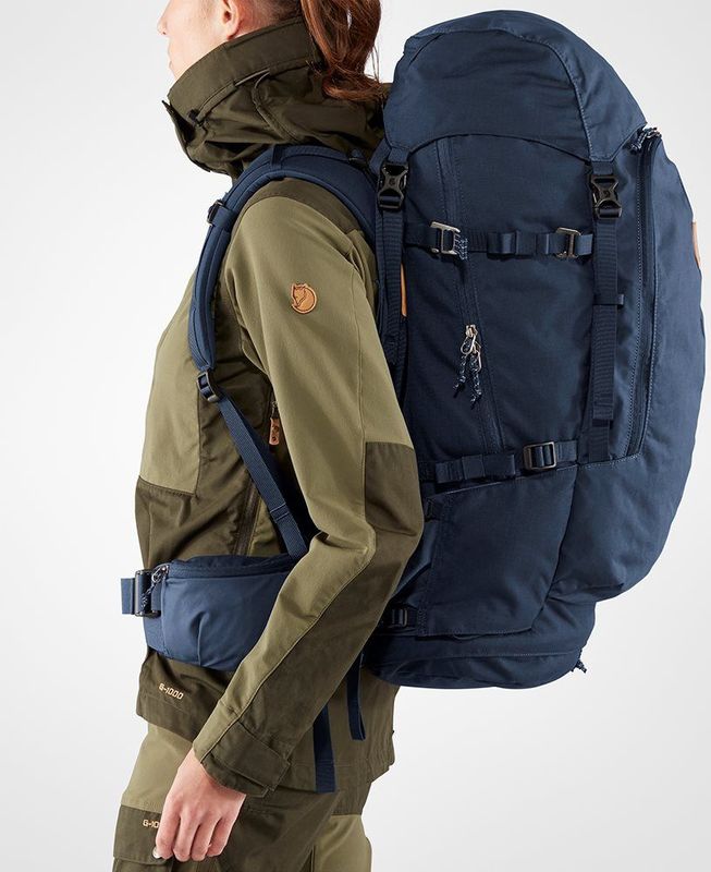 Fjallraven - Keb 52 W - Backpack - Storm/Dark Navy - Lichtgewicht - Vrouwelijke Pasvorm