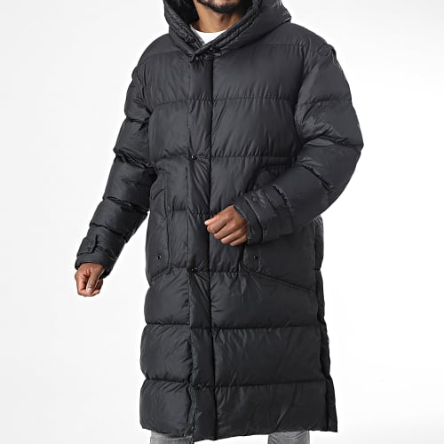 Doudoune Longue Capuche MNT-10031 Noir
