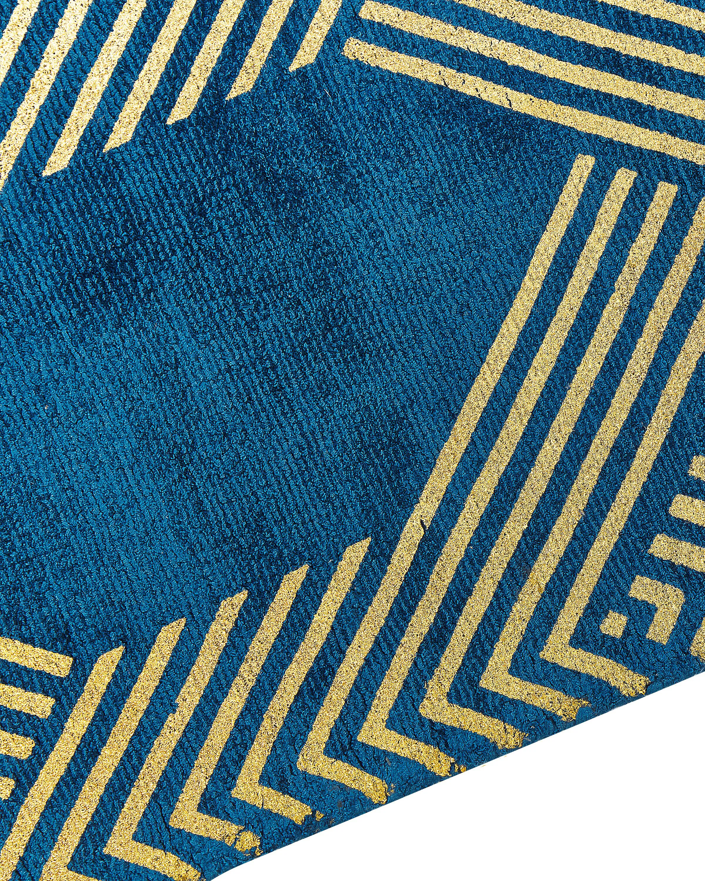Vloerkleed VEKSE Blauw 160 x 230 cm Viscose