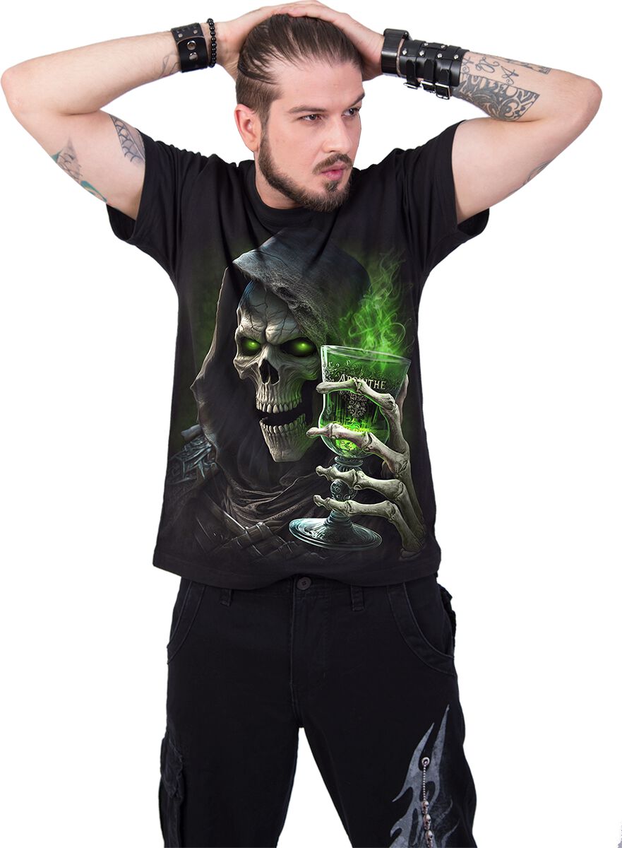 The Green Fairy | Spiral T-Shirt Manches courtes