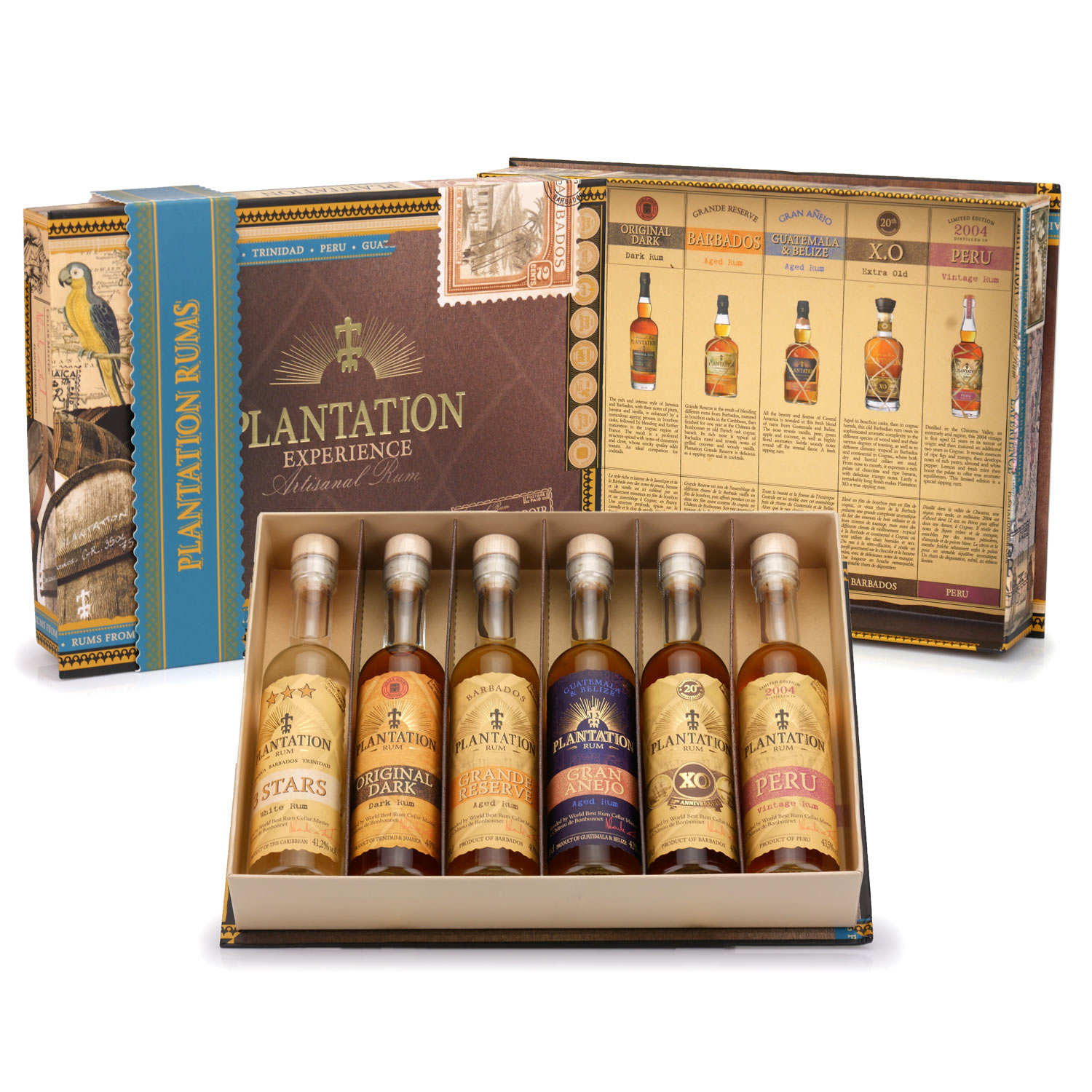 Coffret cadeau Plantation Rum - 6 rhums du monde