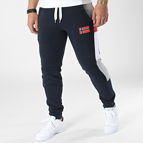 Pantalon Jogging Tricolore Molem Bleu Marine