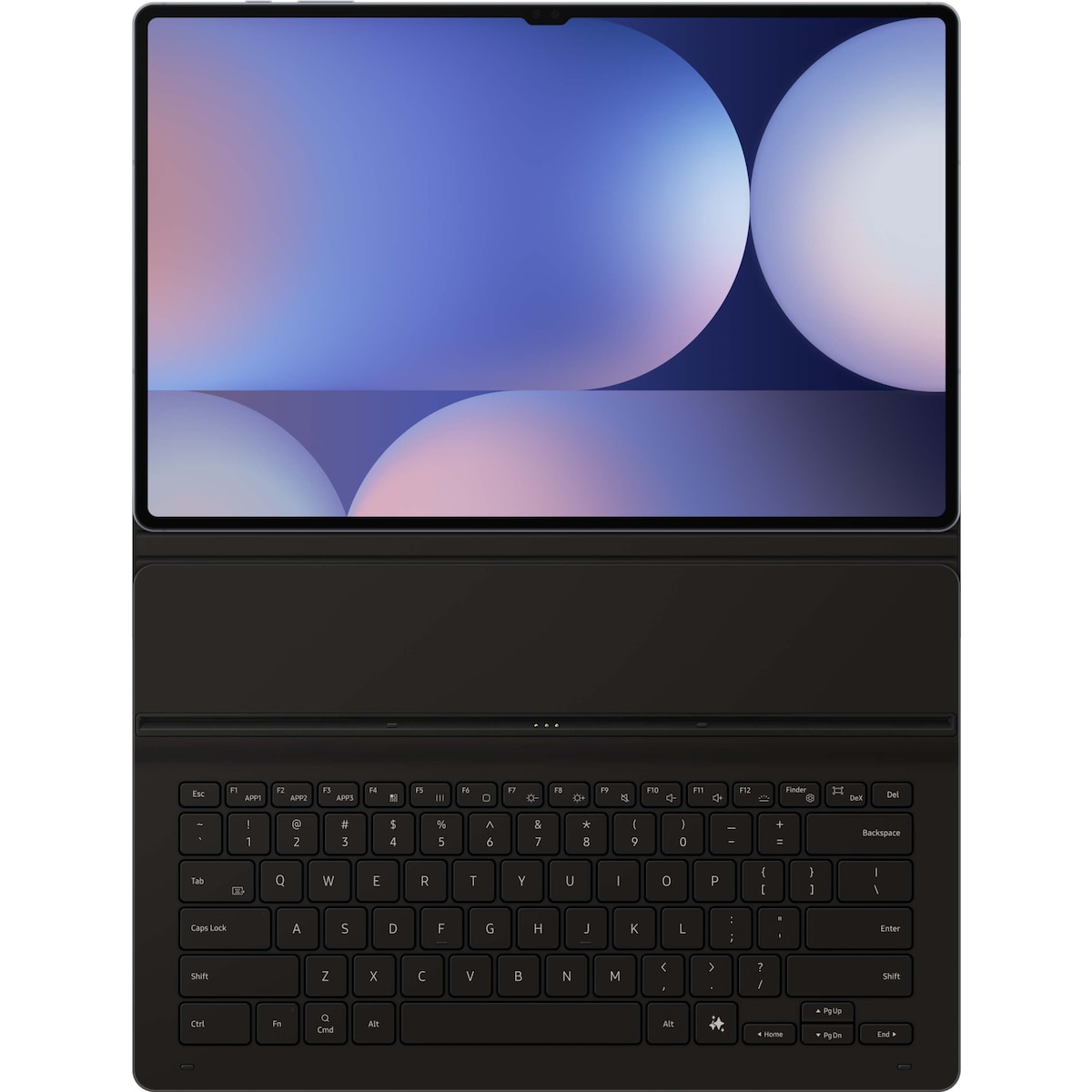 Samsung Galaxy Tab S9 Ultra/S10 Ultra Slim tastaturdeksel (sort)