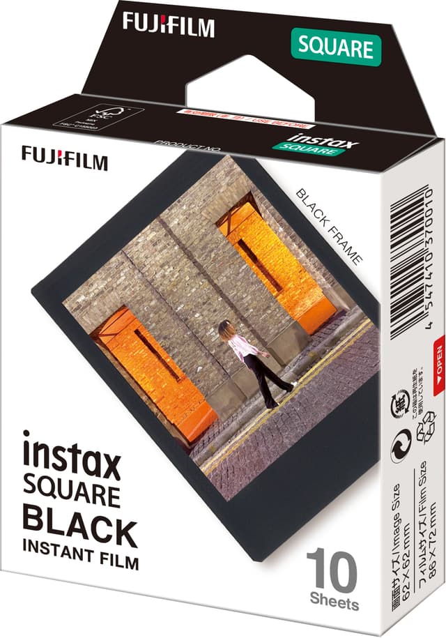 Fujifilm Instax Wide Black Frame instant-film (10-pk)