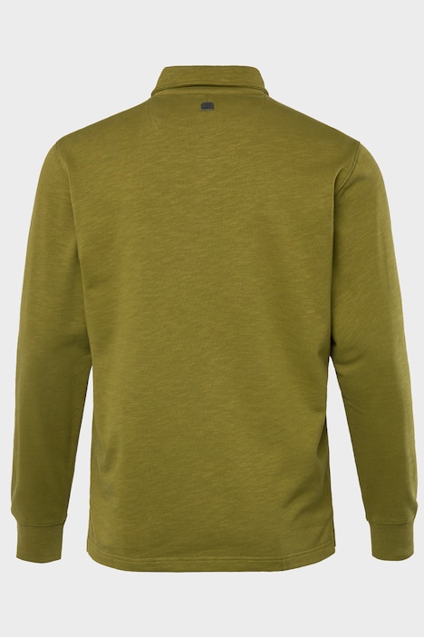 Rugby-Sweater, Brust-Streifen, Polokragen mit Druckknöpfen, bis 8 XL