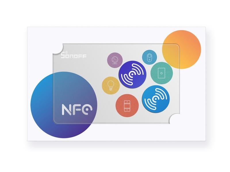 SONOFF NFC Karte 1 Stück Praktisches Zubehör, um das smarte Device einzuschalten