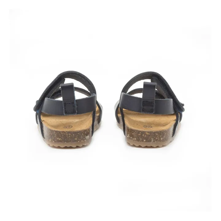 Pèpè Two Con Me - Sandales Double Scratchs | Bleu marine
