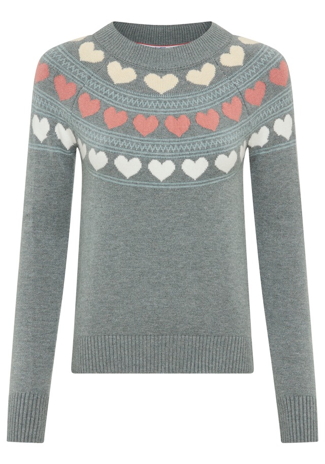 KangaROOS Norwegerpullover , mit Herzen