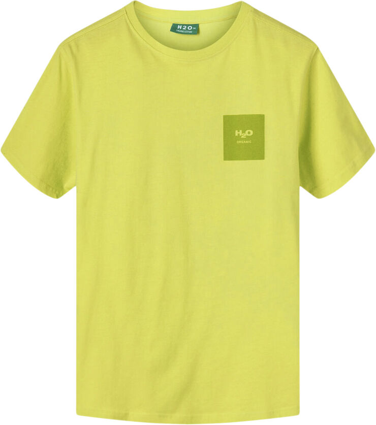 H2O Lyø Organic T-shirt Gul