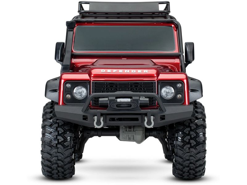 Traxxas Scale Crawler Land Rover Defender D110, Rot ARTR, 1 Off-Road Model im Massstab 1:10