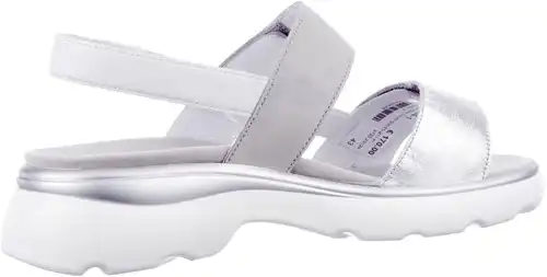 Semler zilver combi G3015-211 H - maat 43 sandaal zilver combi - maat 43 Calandschoen