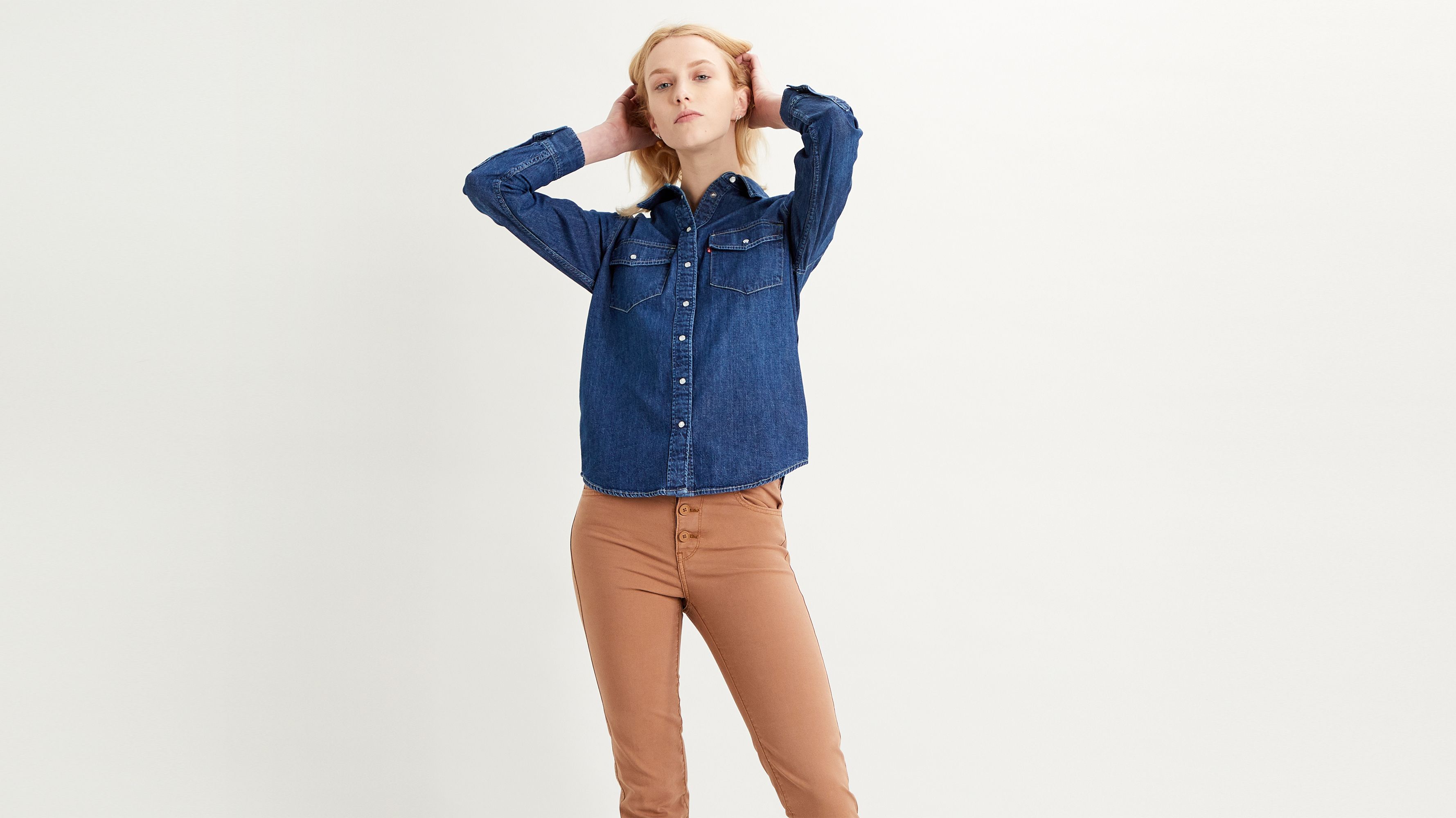 Chemise Western Essential - Air Space - Bleu