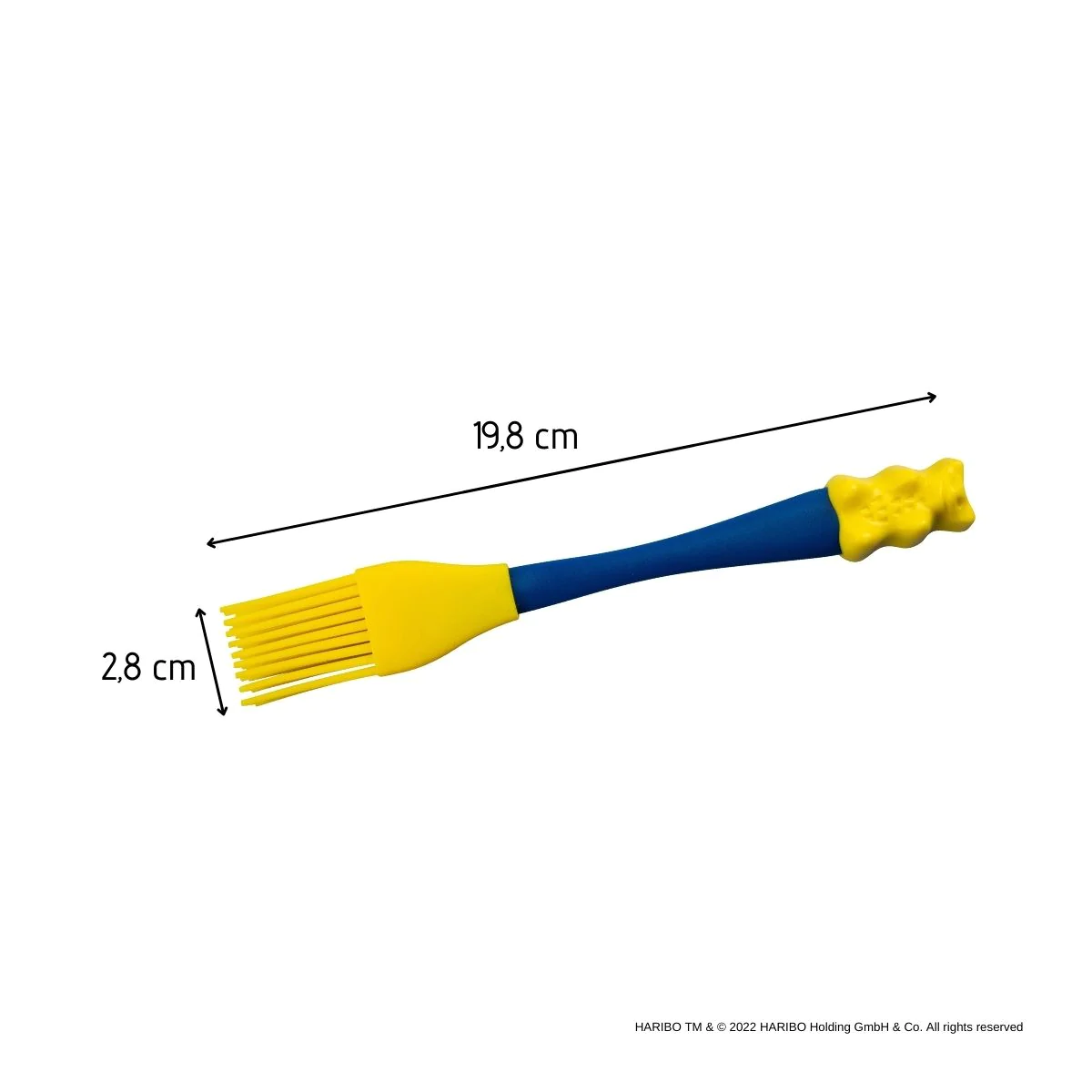 Pinceau de cuisine et pâtisserie 19,8 cm en poils silicone Haribo Zenk