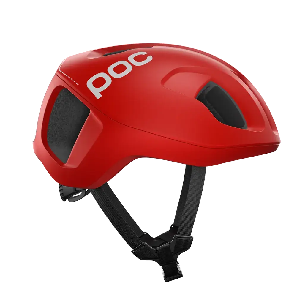 POC Ventral MIPS Race Fietshelm Mat Rood/Wit