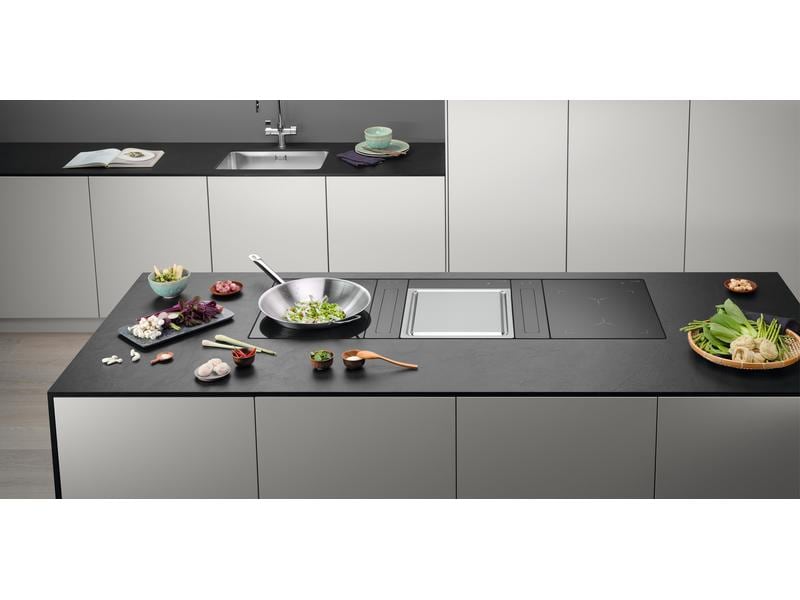 Electrolux Induktionskochfeld GK38TSILO Aufliegend/Flächenb ProfiLine Kochfeld-Modul mit zwei Kochzonen
