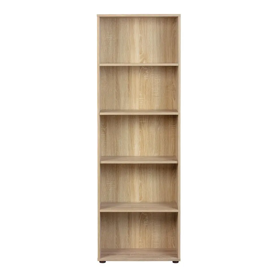 Hioshop Parim wandkast 5 ruimtes Sonoma eiken decor