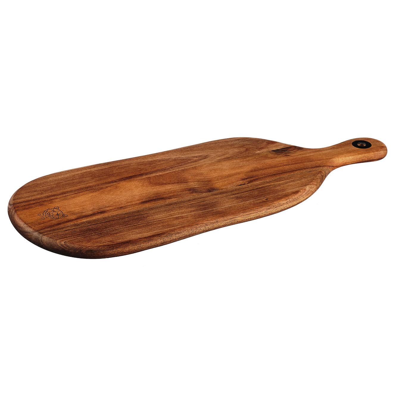 Bjorn Planche à découper en bois d'acacia Freja bois vernis - 48x19x1 cm