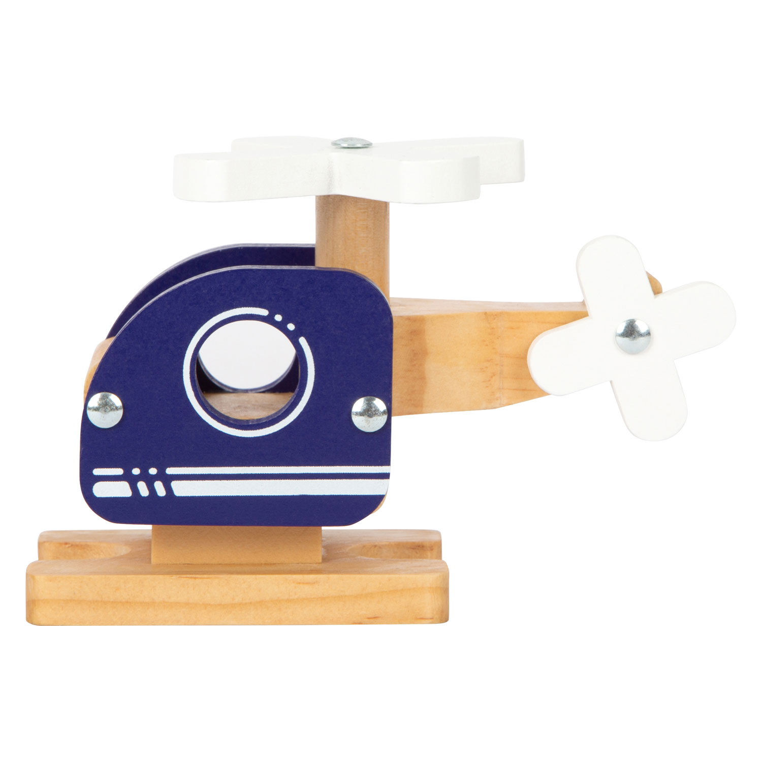 Small Foot - Houten Helikopter Blauw