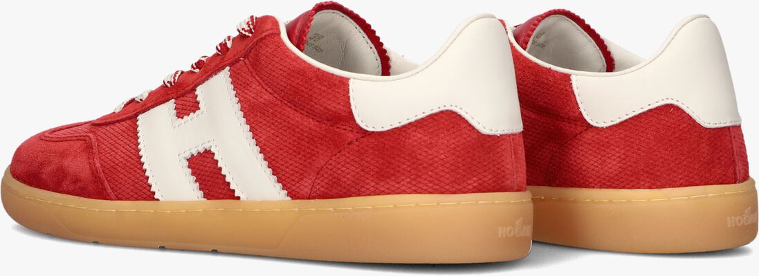 rode hogan lage sneakers cool allacciato h