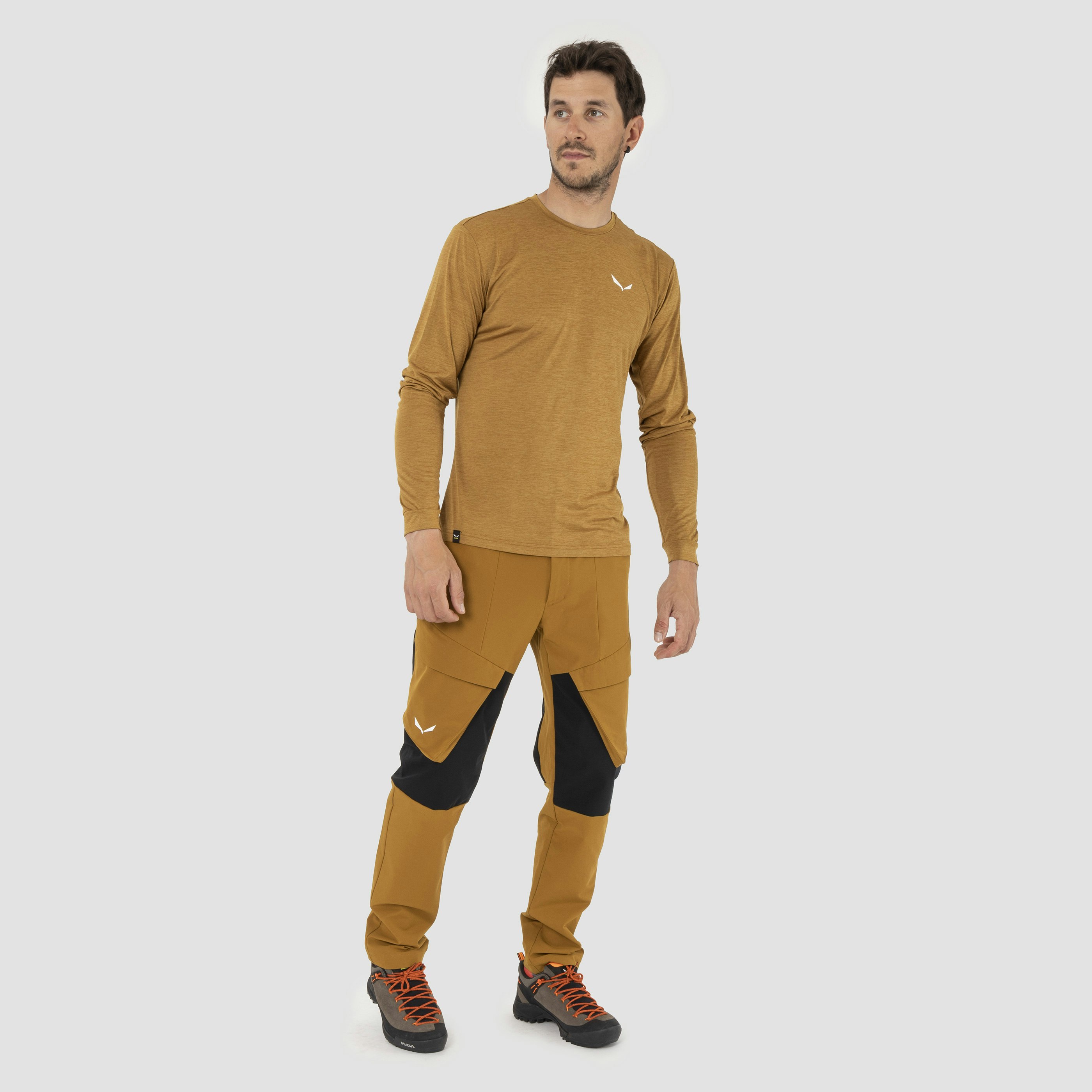 Puez Melange Dry’Ton Langarm T-Shirt Herren