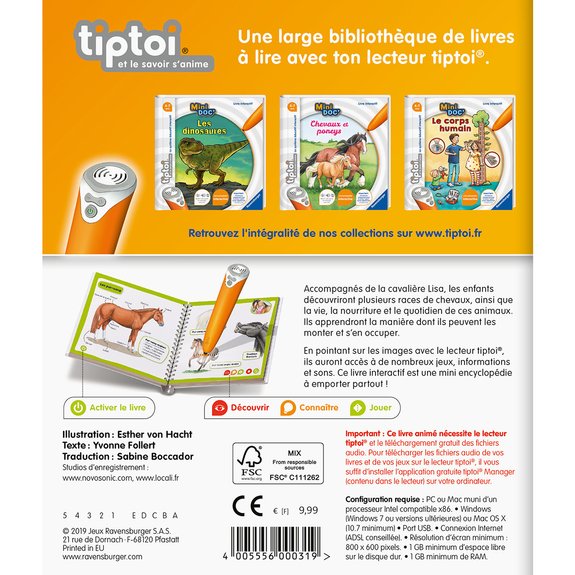 Tiptoi - Mini Doc' - Chevaux et poneys