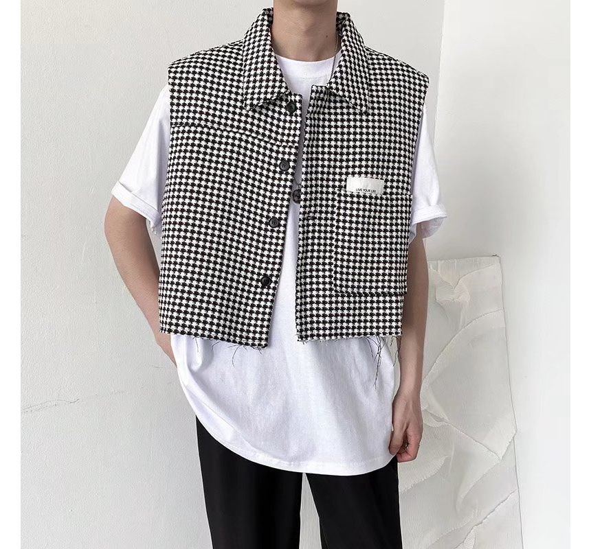 Dukakis - Pied-de-poule vest