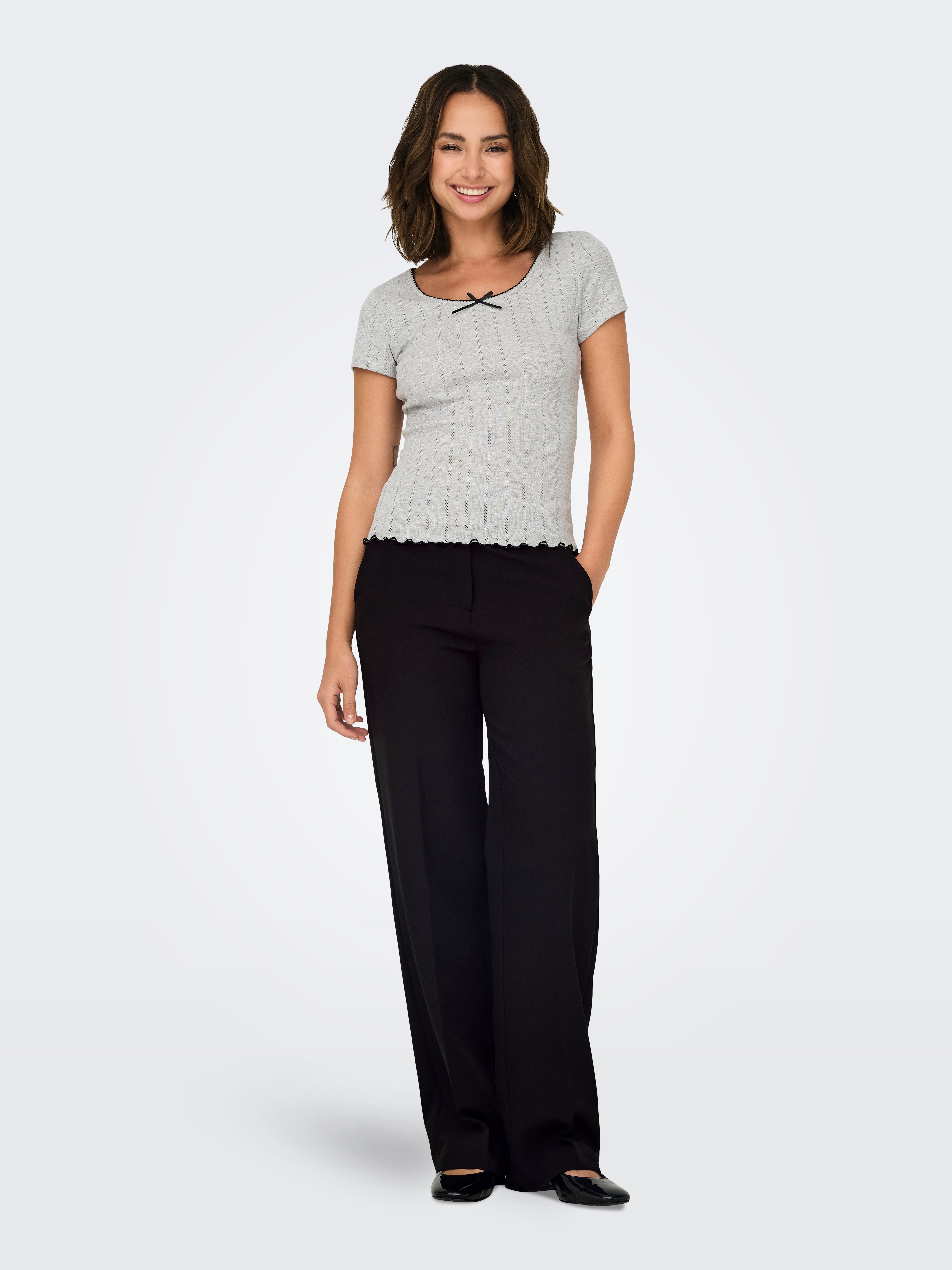 ONLKAYLE-ORLEEN Gerade geschnitten Straight-Fit jeans Black
