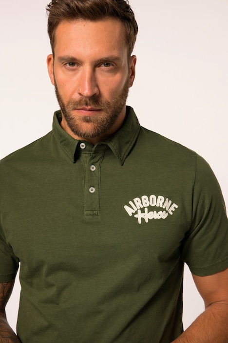 Poloshirt, Halbarm, Jersey, Vintage Look, bis 8 XL