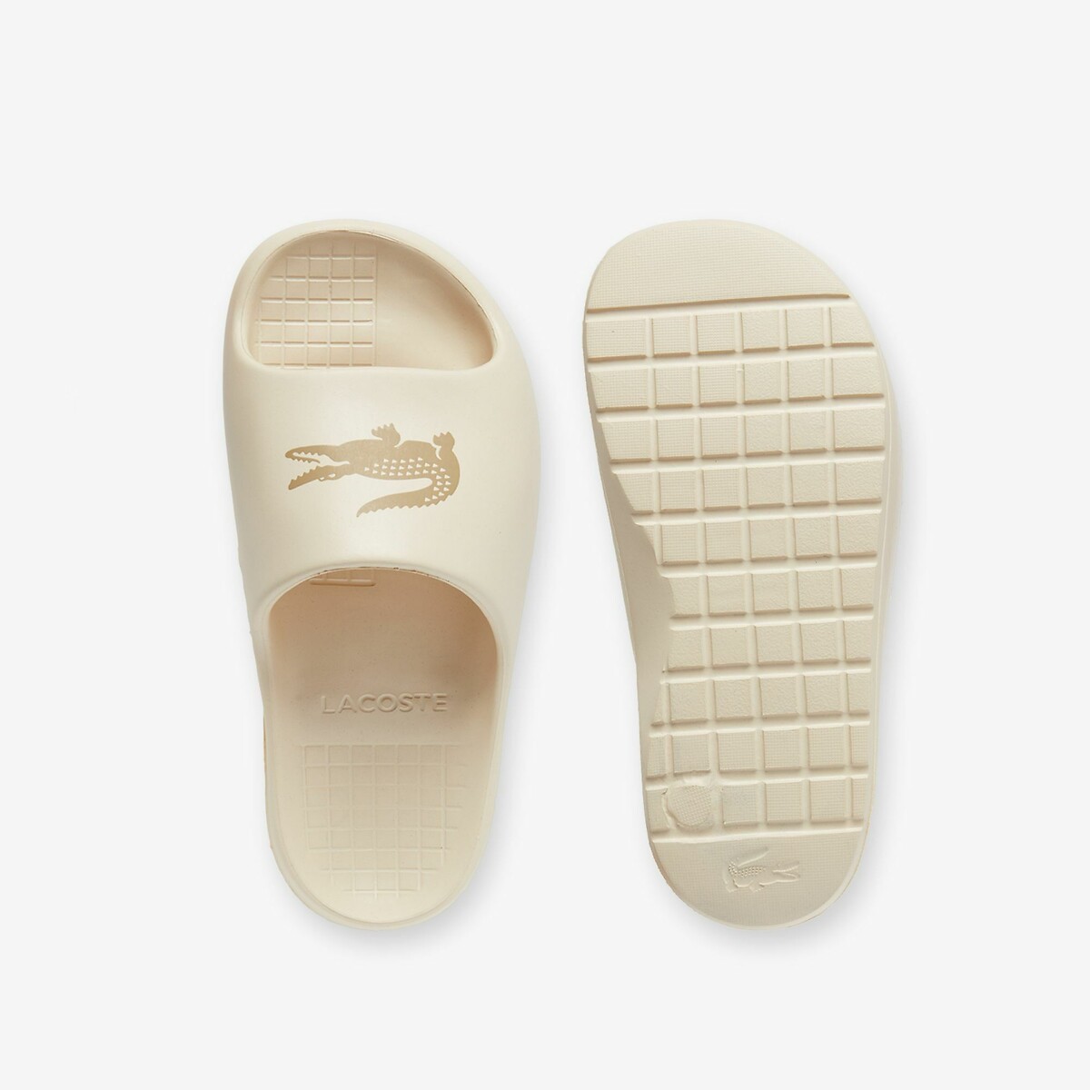 LACOSTE<br>Chinelo Serve Slide Croco 2.0 Evo