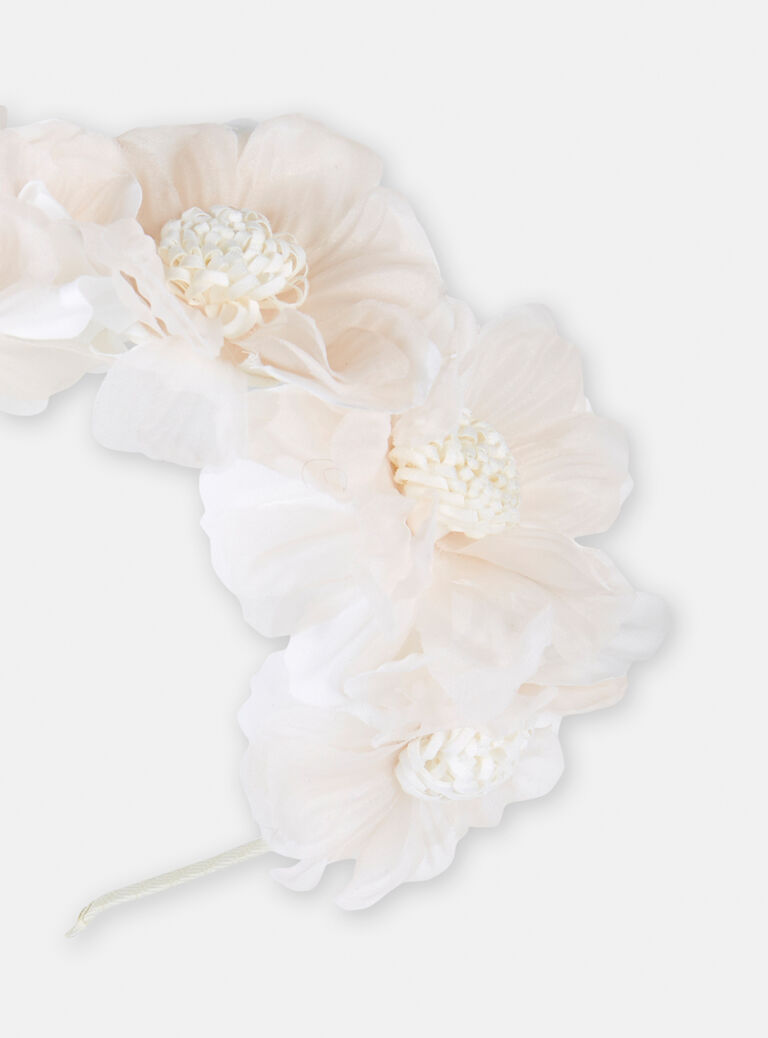 Serre-tête cérémonie à fleurs pour fille
