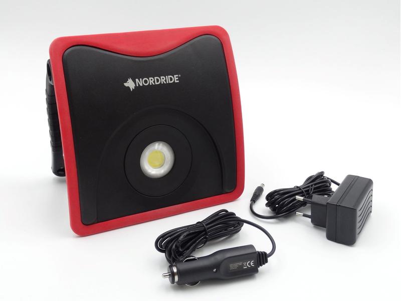 Nordride Akku Scheinwerfer COB Led Slim Power 20 W 5700 K 2 Scheinwerfer, Strahler