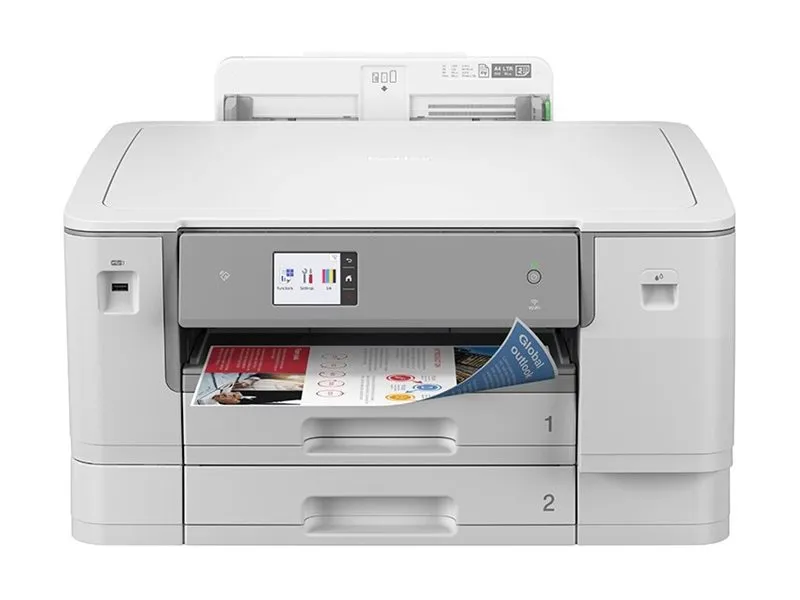 Brother HL-J6010DW - Printer - farve - Duplex - blækprinter - A3/Ledger - 1200 x 4800 dpi - op til 30 spm (mono) / op til 30 spm (farve) - kapacitet: 600 ark - USB 2.0, LAN, Wi-Fi(n), USB 2.0 vært, NFC