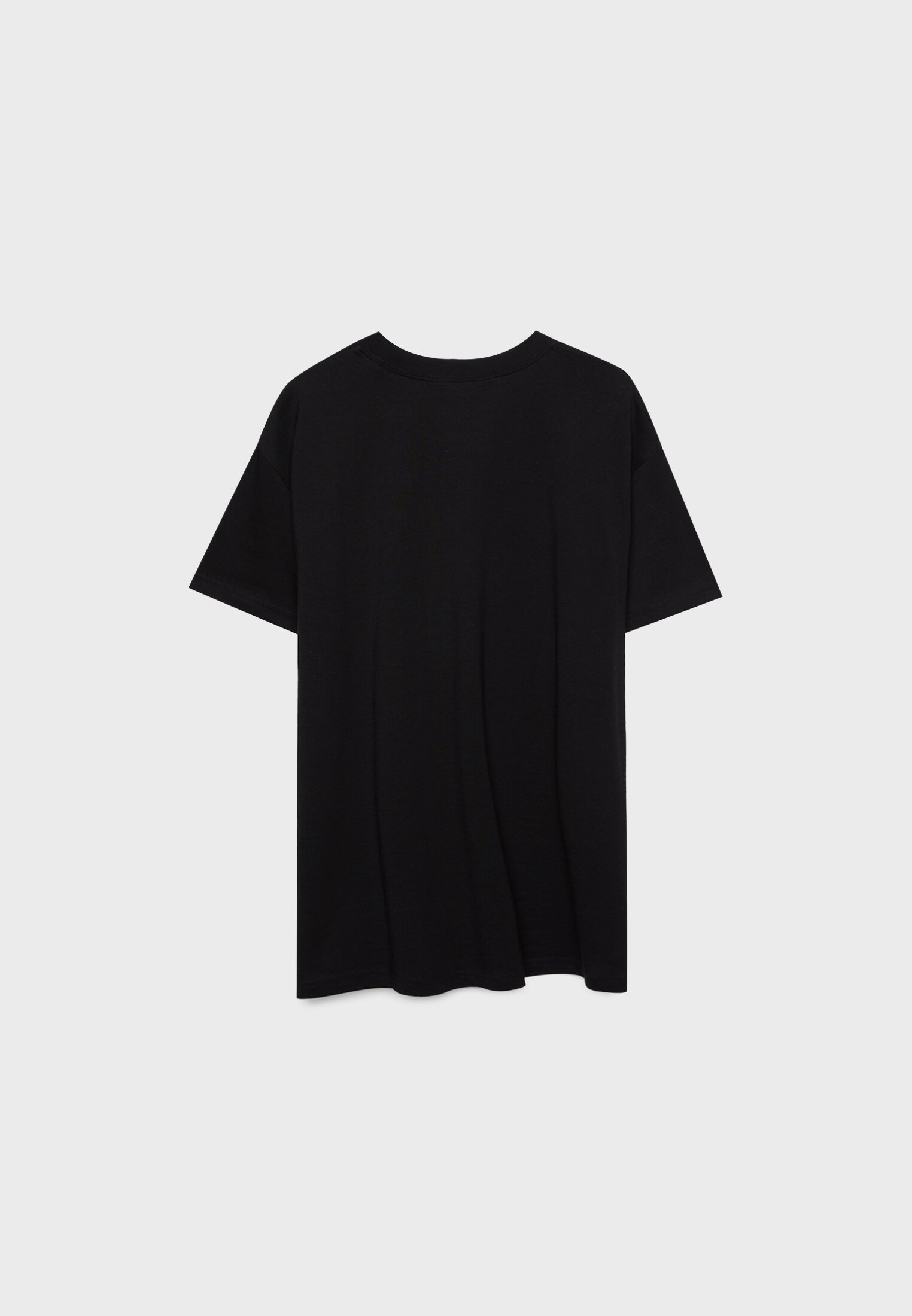 Camiseta oversized com estampa de número