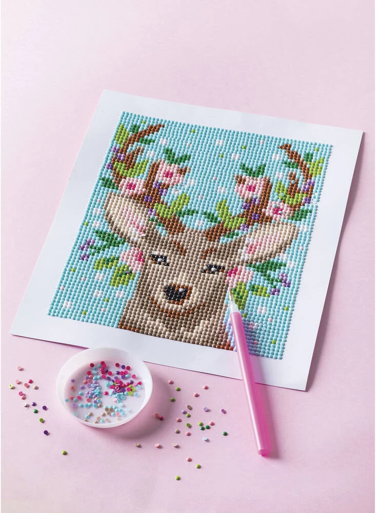 PEINTURE DIAMANT CERF