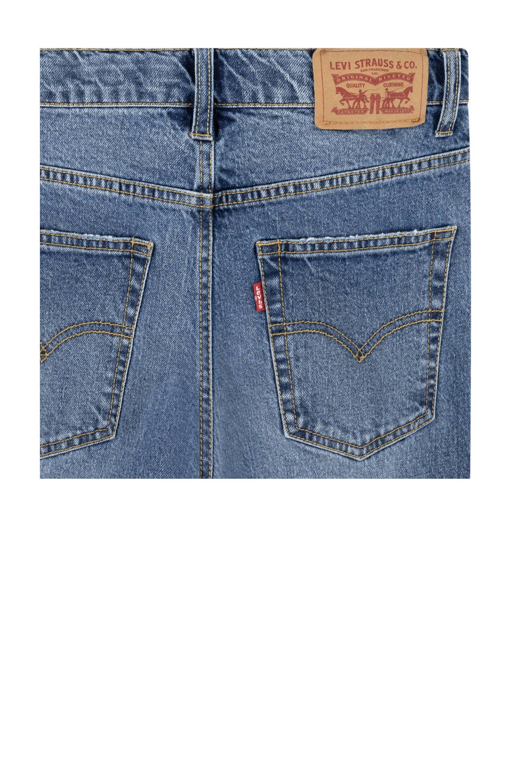 Levi's Kids loose fit straight leg jeans light blue denim