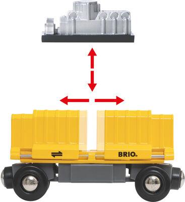 BRIO 33982 Godstog med Tre Vogner