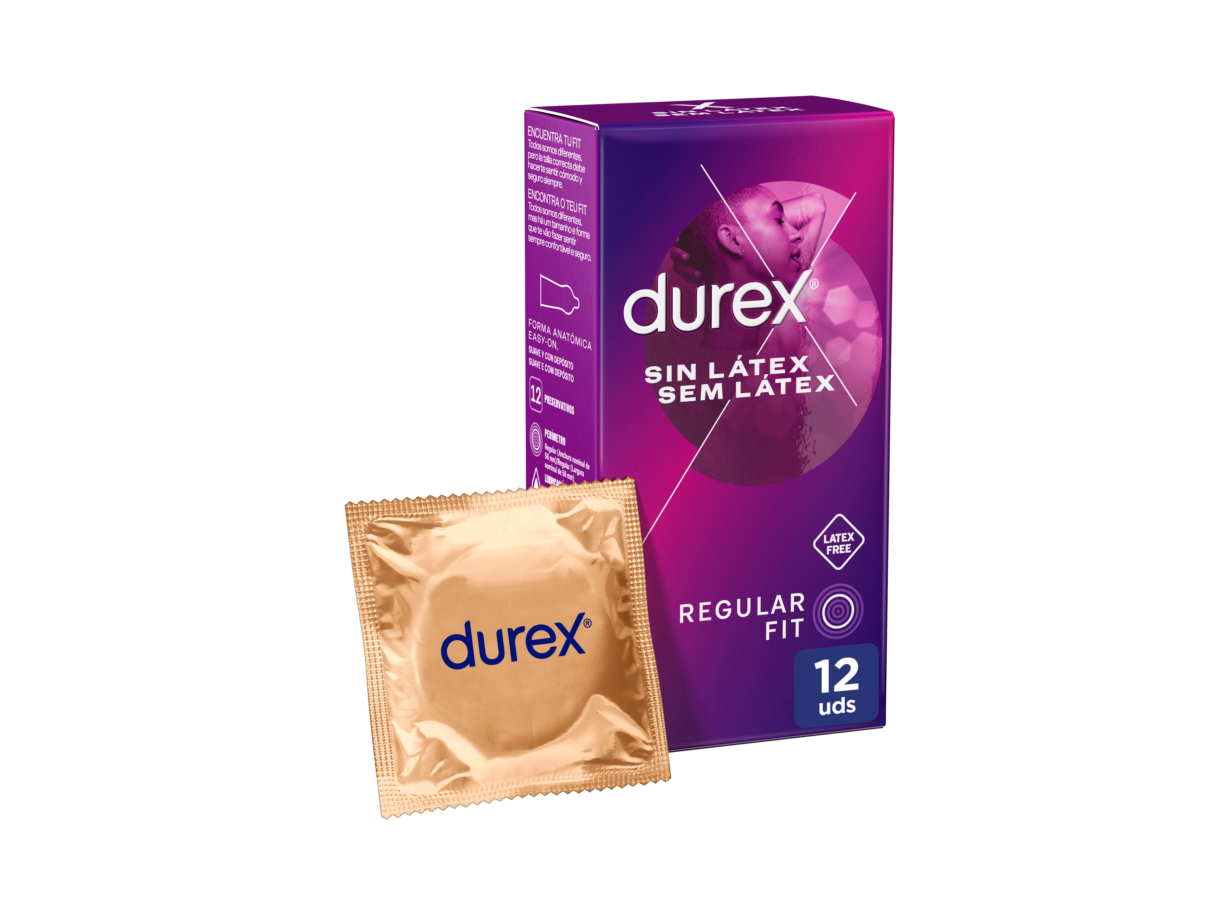 PRESERVATIVOS DUREX SEM LÁTEX 12UN