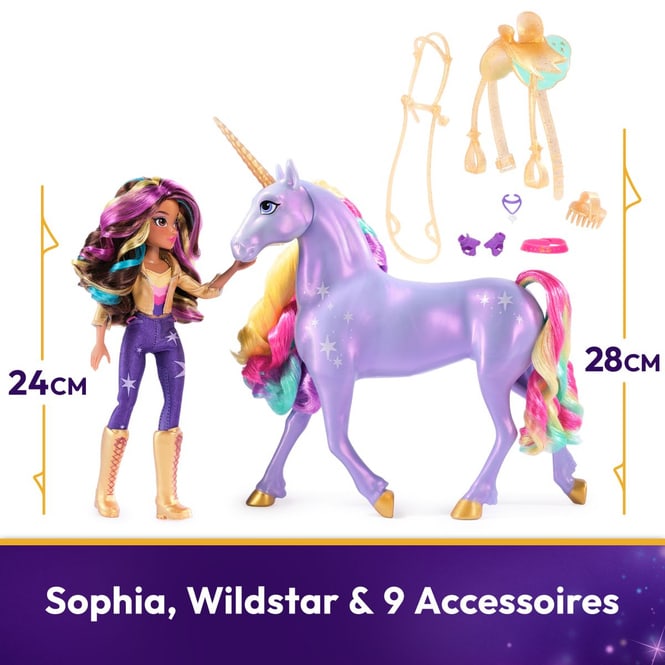 Unicorn Academy - Sophia & Rainbow Light-Up Wildstar