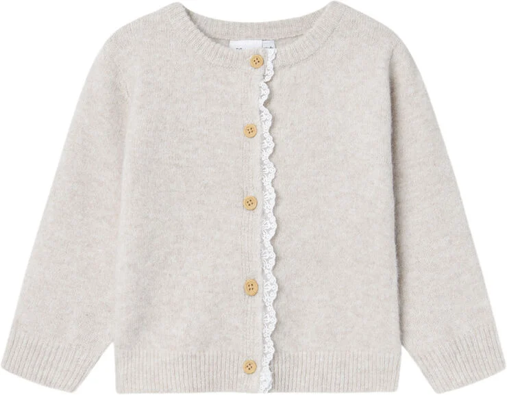 Name It NMFRIKIMMI LS KNIT CARD Summer sand
