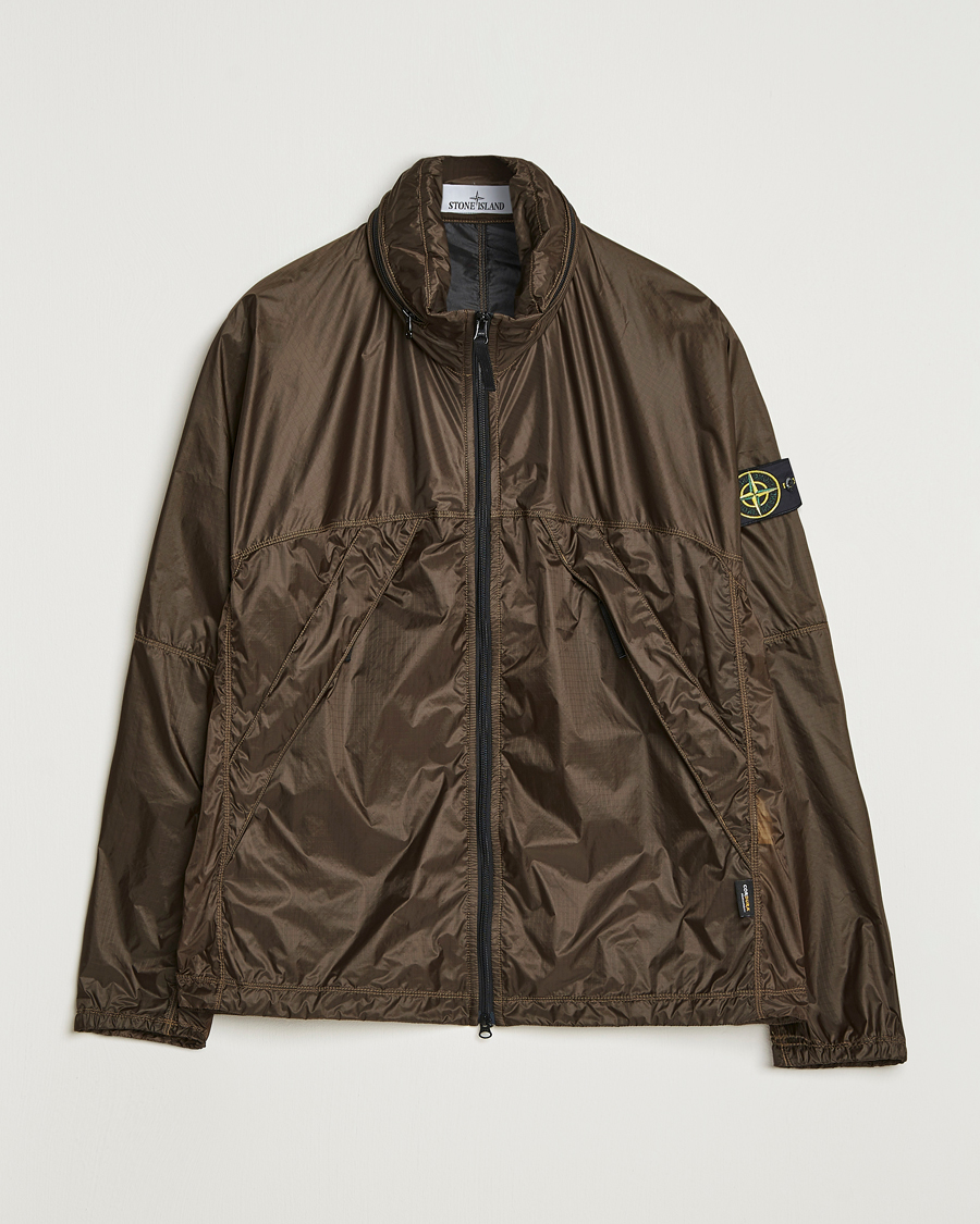 Stone Island Ripstop Light Nylon Jacket Military Green