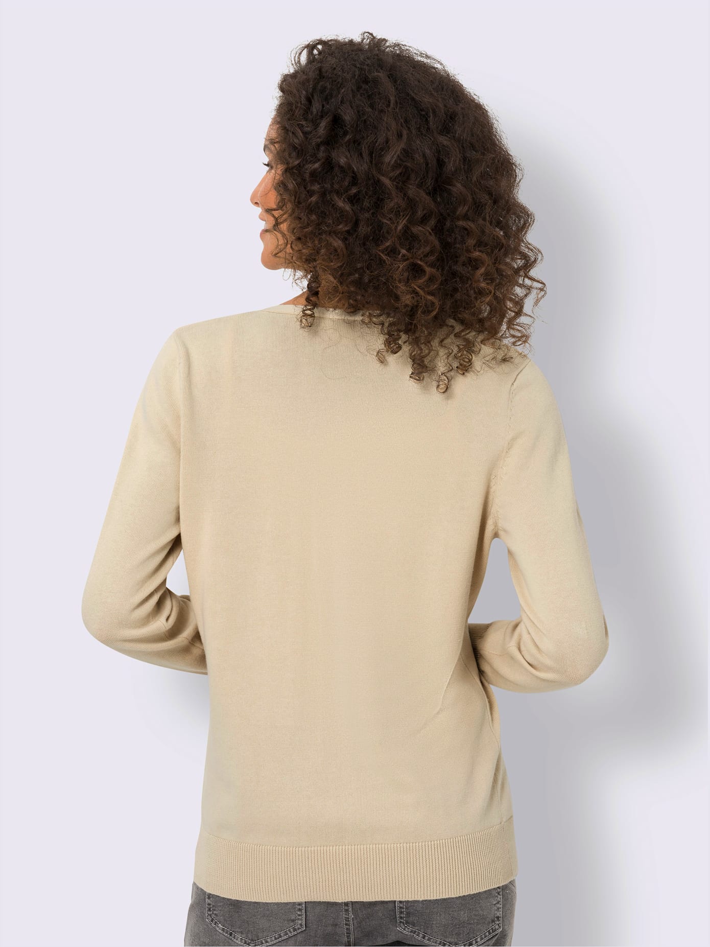 Veste en tricot fin style cardigan