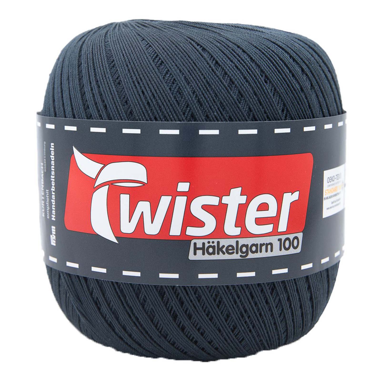 Häkelgarn TWISTER - anthrazit - 100g