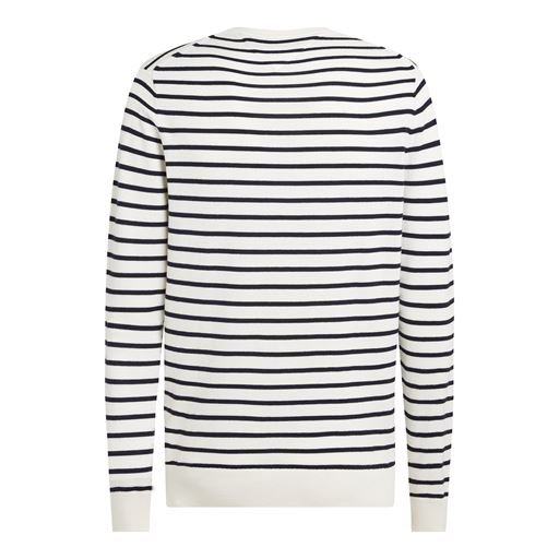 Tommy Hilfiger Wcc Essential Crew Neck Striktrøje, Ivory/Desert sky, M
