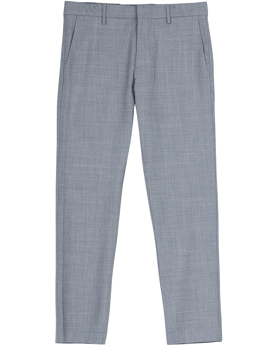 NN07 Theo Wool Trousers Grey Melange
