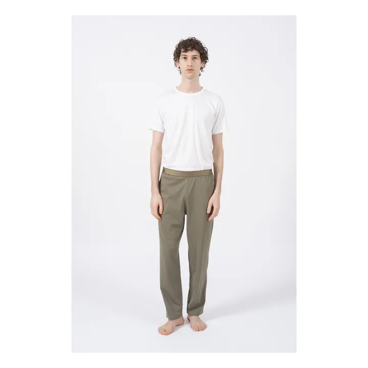 Talc Pantalon de Pyjama Sade | Vert kaki