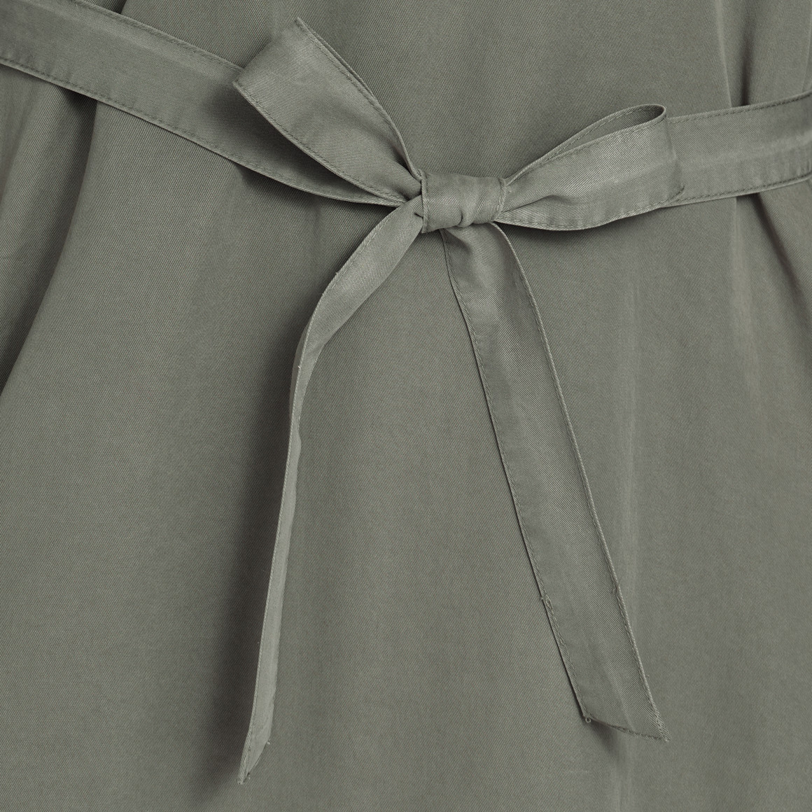 Gina Benotti Damen Kleid mit Bindeband salbei