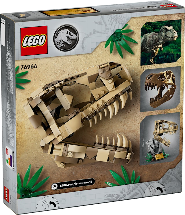Dinosaurfossiler: T. rex-hodeskalle LEGO® Jurassic World (76964)